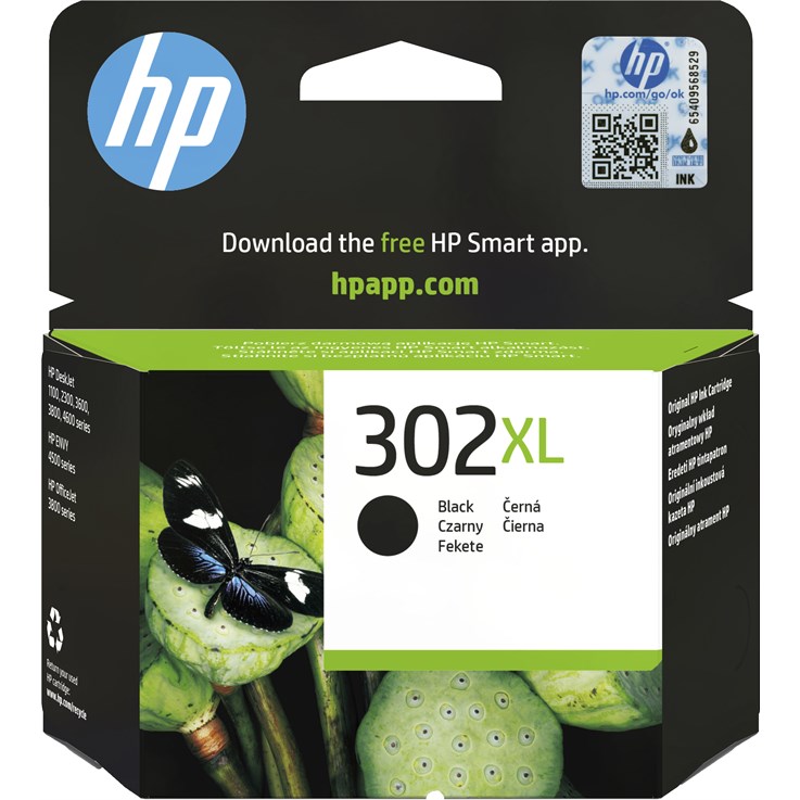 HP 302XL High Yield Black Original Ink Cartridge