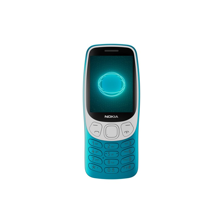 Nokia 3210 (2024) - 4G, VoLTE, 2,4", 2MP, 64MB/128MB Scuba Blue