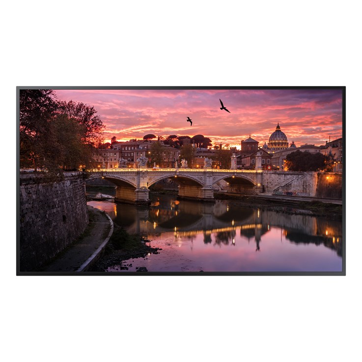 Samsung QB85R-BD Digital signage flat panel 2.16 m (85") LCD Wi-Fi 350 cd/m² 4K Ultra HD Black Built-in processor Tizen 4.0 16/7