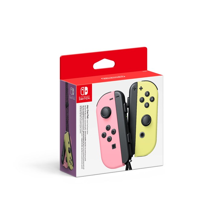 Nintendo 10011583 Gaming Controller Pink, Yellow Bluetooth Gamepad Analogue / Digital Nintendo Switch, Nintendo Switch OLED