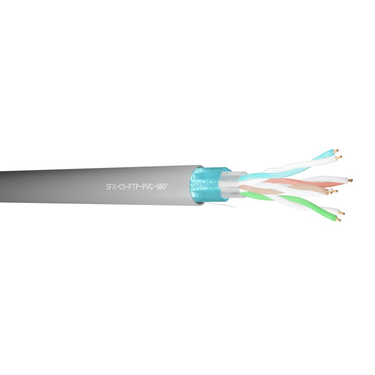 Securi-Flex SFX/C5-FTP-PVC-GRY-305 networking cable Grey 305 m Cat5 U/FTP (STP)