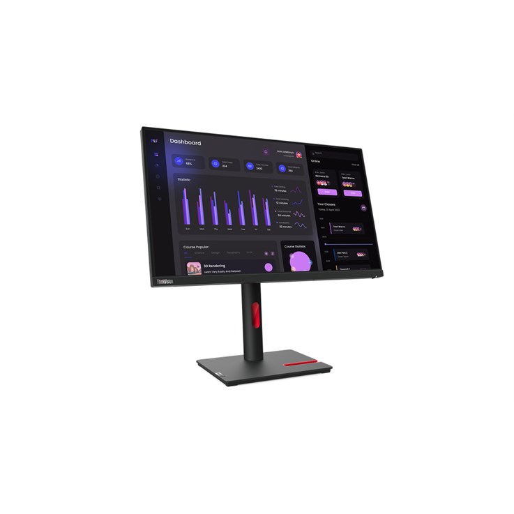 Lenovo ThinkVision T24i-30 LED display 60.5 cm (23.8") 1920 x 1080 pixels Full HD Black