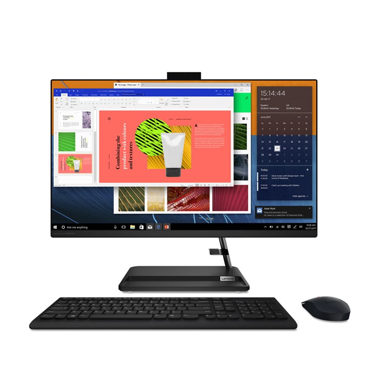 Lenovo IdeaCentre AIO 3 27ALC6 AMD Ryzen™ 5 5500U 68.6 cm (27") 1920 x 1080 pixels All-in-One PC 8 GB DDR4-SDRAM 512 GB SSD Windows 11 Home Wi-Fi 5 (802.11ac) Black