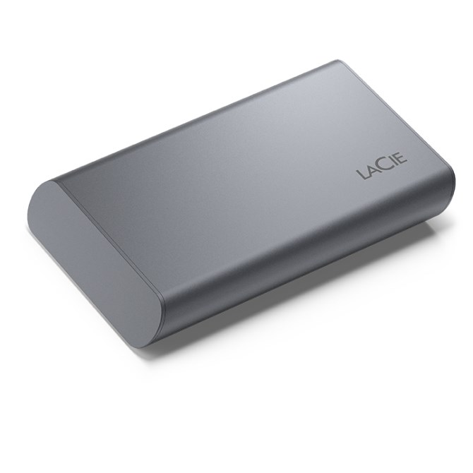 LaCie Mobile SSD Secure Thunderbolt technology 1 TB USB Type-C 3.2 Gen 2 (3.1 Gen 2) Grey