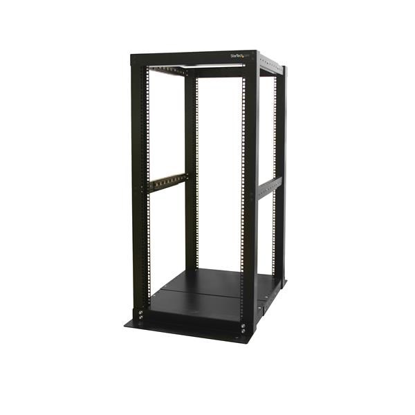 StarTech.com 25U Adjustable Depth 4 Post Open Frame Server Rack Cabinet