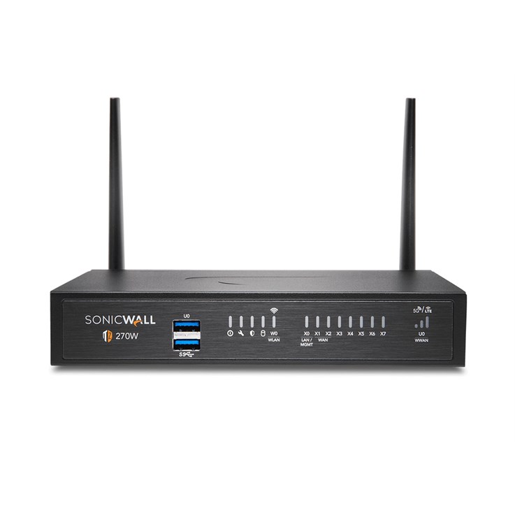 SonicWall TZ270W hardware firewall 2 Gbit/s