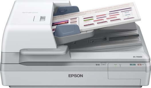 Epson WorkForce DS-70000 Flatbed & ADF scanner 600 x 600 DPI A3 White