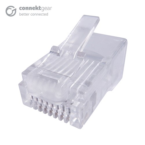 connektgear RJ45 CAT5e Crimp End Plugs - Pack of 50