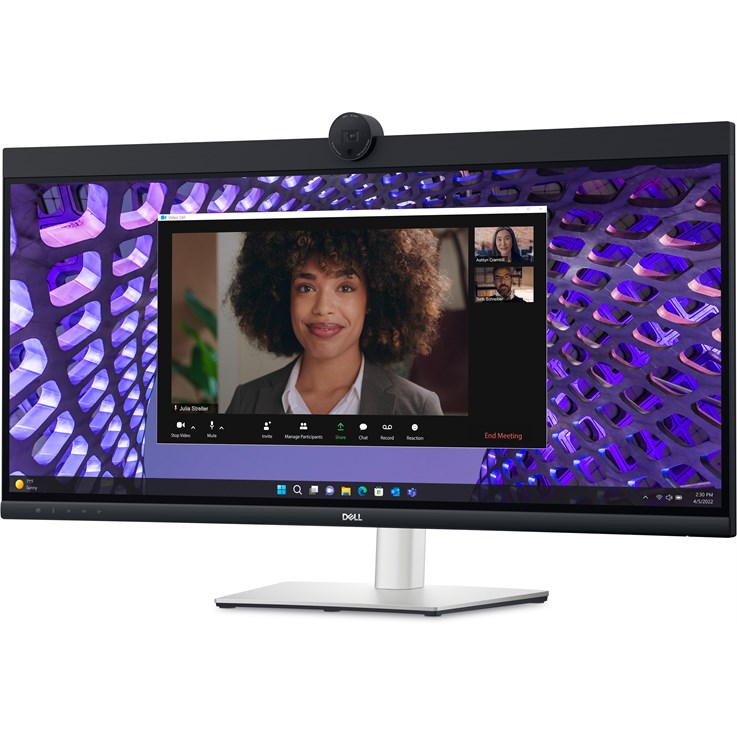 DELL P Series P3424WEB computer monitor 86.7 cm (34.1") 3440 x 1440 pixels 4K Ultra HD LCD Black