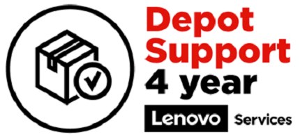 Lenovo Depot/Customer Carry-In Upgrade - Extended service agreement - parts and labour - 4 years - for IdeaCentre 3 07ADA05, 310A-15, 510S-07, T540-15ICB G, T540-15ICK G, Legion C530-19, T5 26