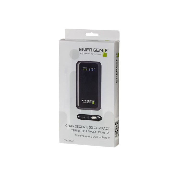 EnerGenie ChargeGenie 50 5000 mAh Black