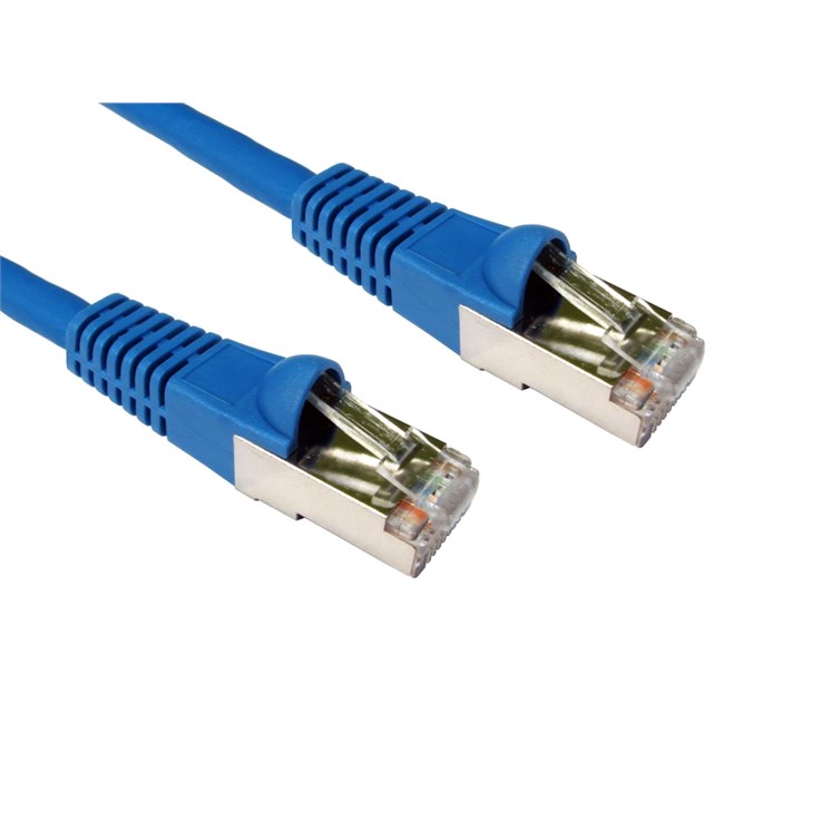 Cables Direct 1.5m Cat6A networking cable Blue SF/UTP (S-FTP)