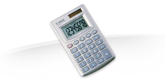 Canon LS-270H calculator Pocket Basic Silver