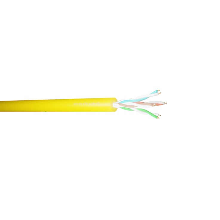 Securi-Flex SFX/C5-UTP-LSZH-YEL-305 networking cable Yellow 305 m Cat5 U/UTP (UTP)