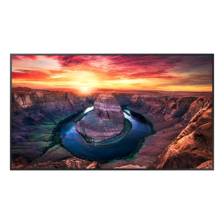 Samsung QM75B Digital signage flat panel 190.5 cm (75") LCD Wi-Fi 500 cd/m² 4K Ultra HD Black Built-in processor Tizen 6.5 24/7