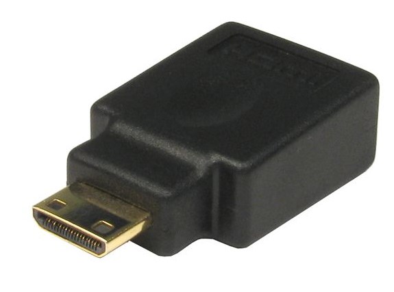 Cables Direct Mini HDMI - HDMI m/f Black