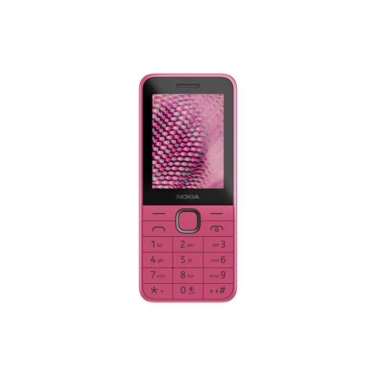 HMD Nokia 225 (2024) - 4G, VoLTE, 2,4", 0,3MP, 64MB/128MB Pink