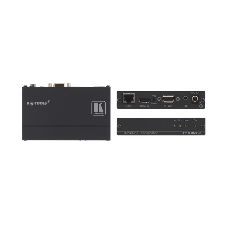 Kramer Electronics TP-580TXR AV extender AV transmitter Black