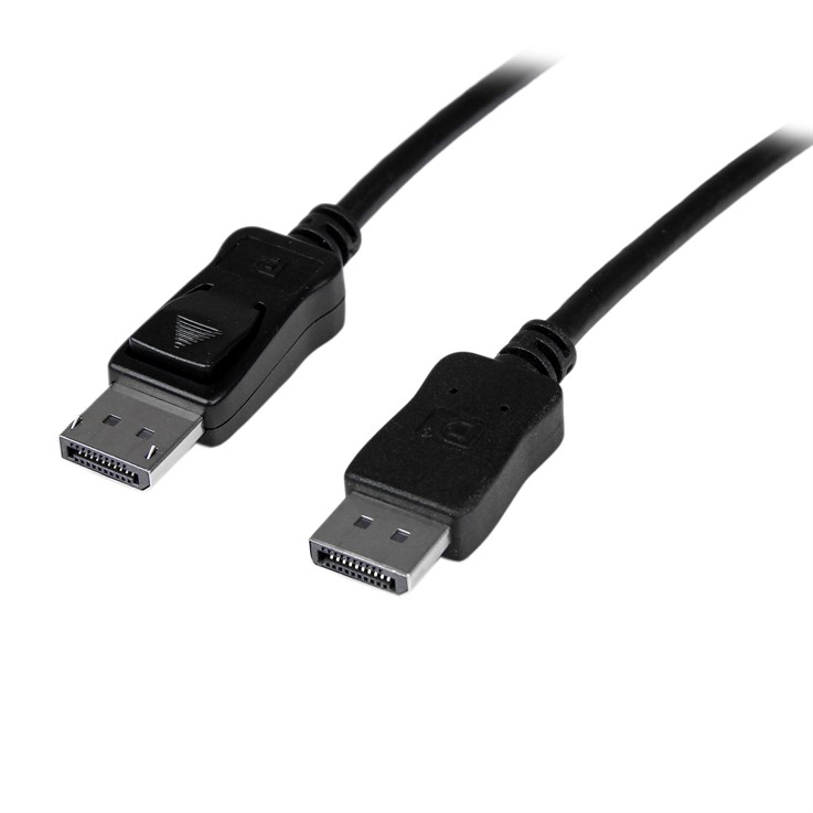 StarTech.com 32ft (10m) Active DisplayPort Cable - 4K Ultra HD DisplayPort Cable - Long DP to DP Cable for Projector/Monitor - DP Video/Display Cord - Latching DP Connectors