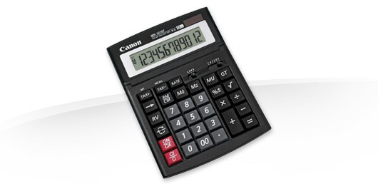 Canon WS-1210T calculator Desktop Display Black