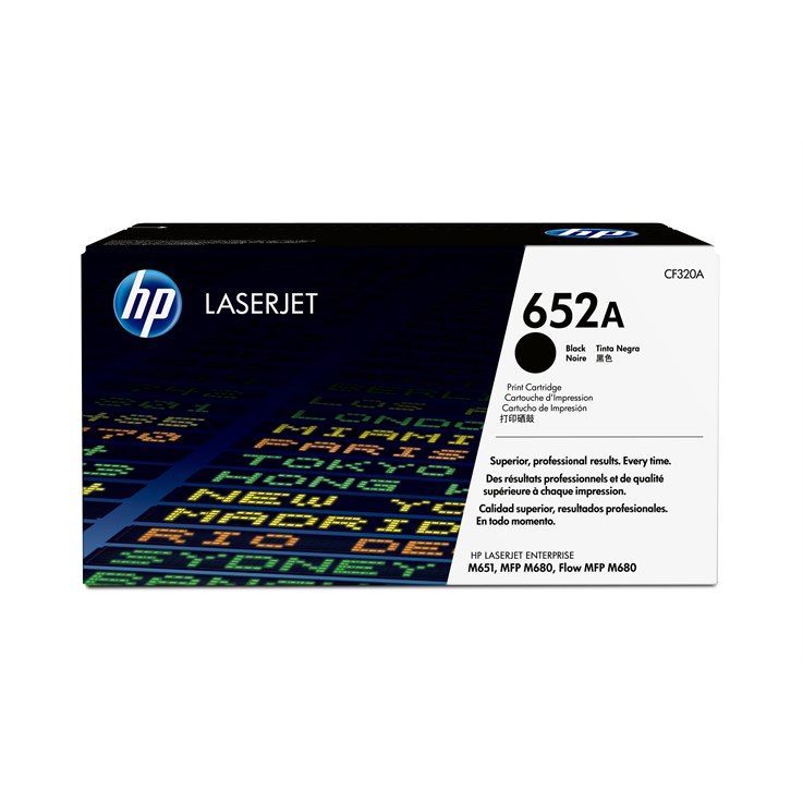 HP 652A Black Original LaserJet Toner Cartridge