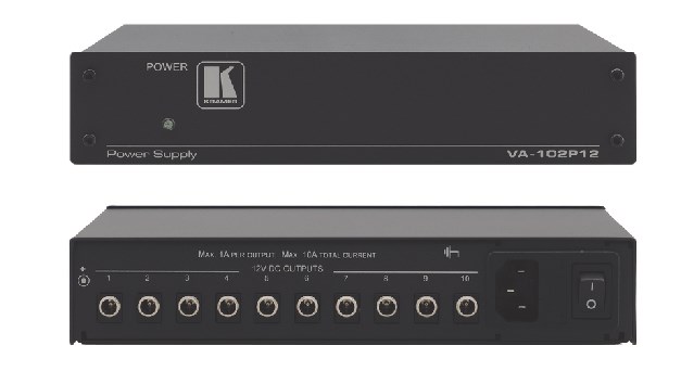 Kramer Electronics VA-102P12 power supply unit Black