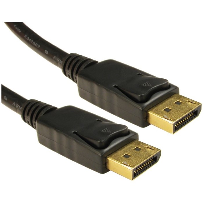 Cables Direct CDLDP-002LOCK DisplayPort cable 2 m Black