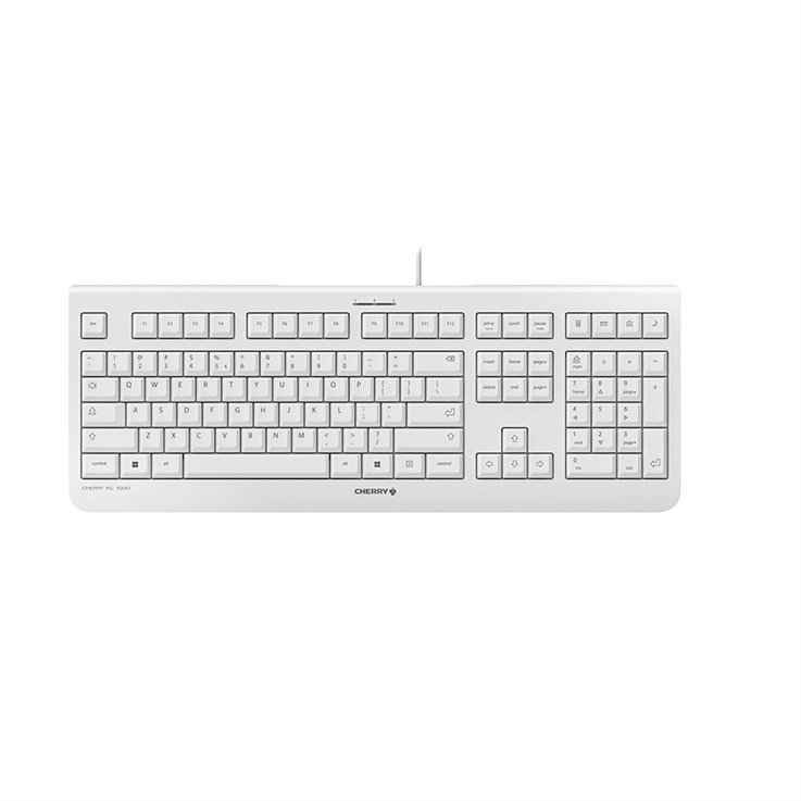 CHERRY KC 1000 keyboard Universal USB QWERTY US English Grey