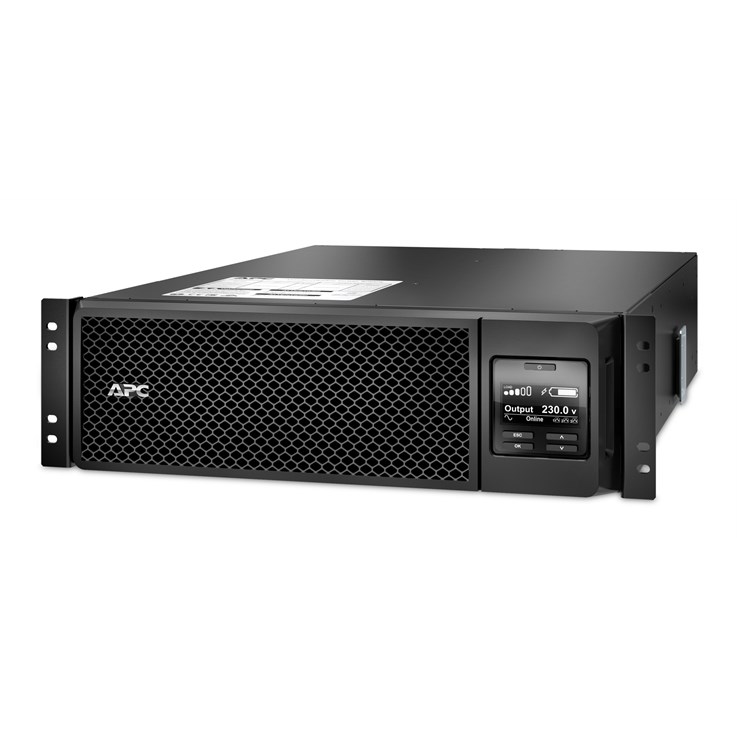 APC Smart-UPS On-Line SRT5KRMXLI - 5000VA, 6x C13, 4x C19 output, rack mountable, Embedded NMC