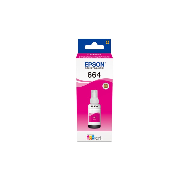 Epson 664 Ecotank Magenta ink bottle (70ml)