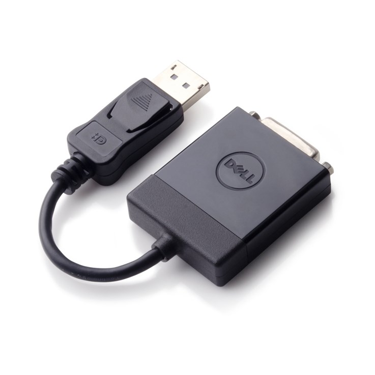 DELL 470-ABEO video cable adapter DisplayPort DVI Black