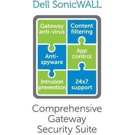 SonicWall Comprehensive Gateway Security Suite Firewall 1 license(s) 1 year(s)