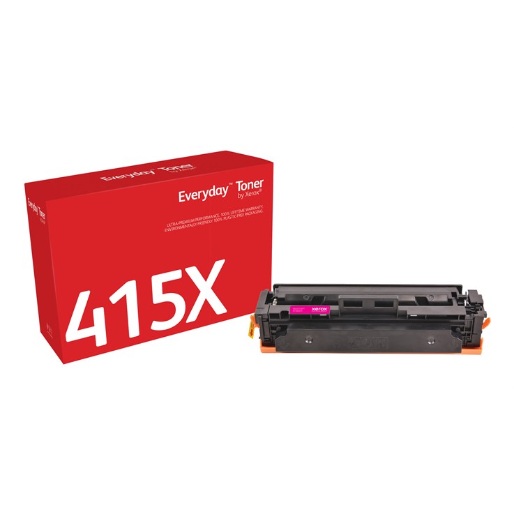 Everyday ™ Magenta Toner by Xerox compatible with HP 415X (W2033X), High capacity