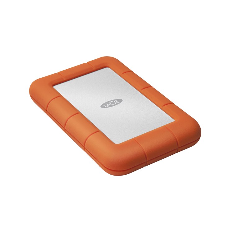 LaCie Rugged Mini external hard drive 1 TB 5400 RPM 2.5" Micro-USB B 3.2 Gen 1 (3.1 Gen 1) Orange, Silver