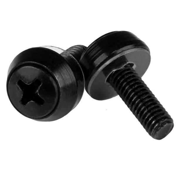 StarTech.com M5 x 12mm - Mounting Screws - 50 Pack, Black