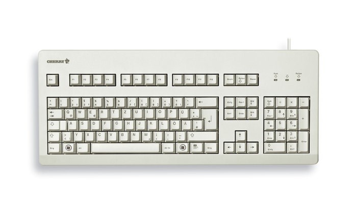 CHERRY G80-3000 keyboard Universal USB QWERTY UK English Grey