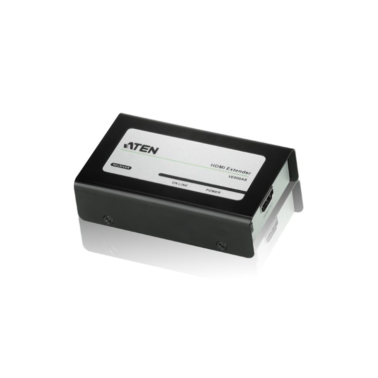 ATEN VE800AR AV repeater Black