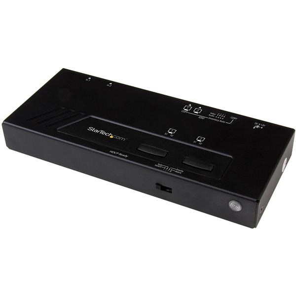 StarTech.com 2x2 HDMI Matrix Switch - 4K with Fast Switching and Auto-sensing