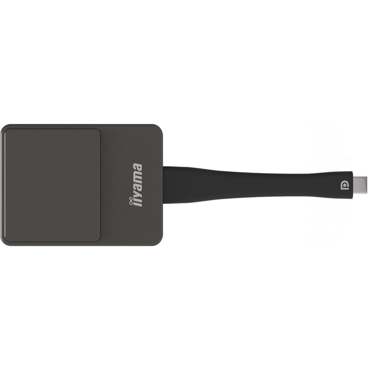 iiyama WP D002C Smart TV dongle USB 4K Ultra HD Black, Silver