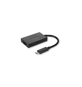 Lenovo USB C - HDMI USB graphics adapter Black