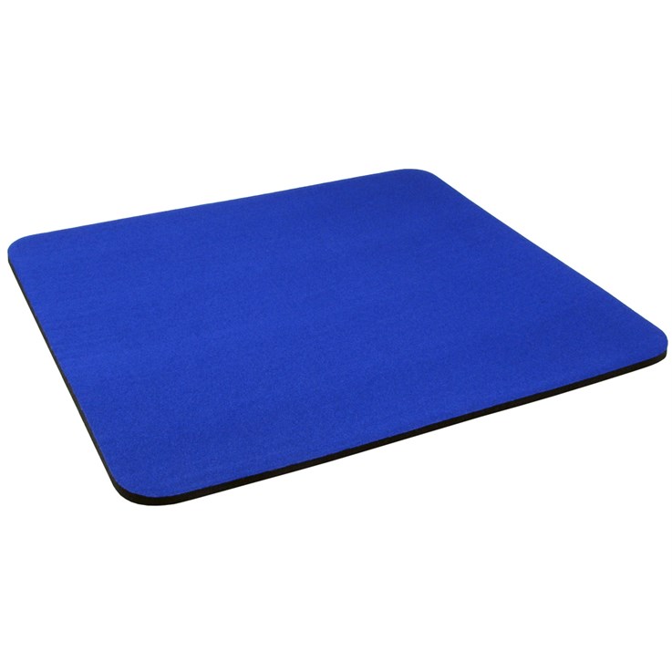 Cables Direct DARK BLUE MOUSE MAT 6MM CLOTH&RUBBER