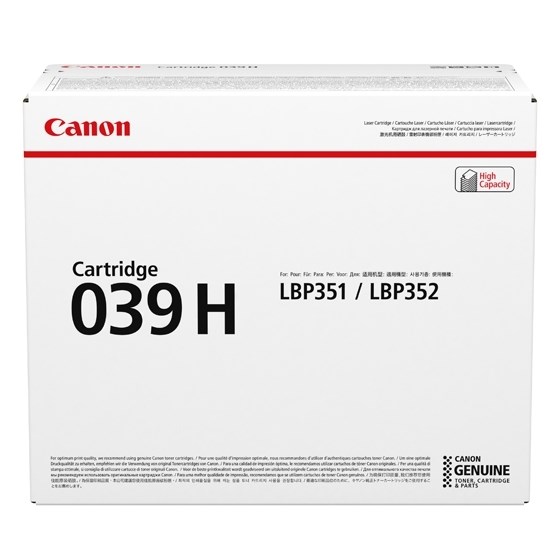 Canon 039H toner cartridge 1 pc(s) Original Black