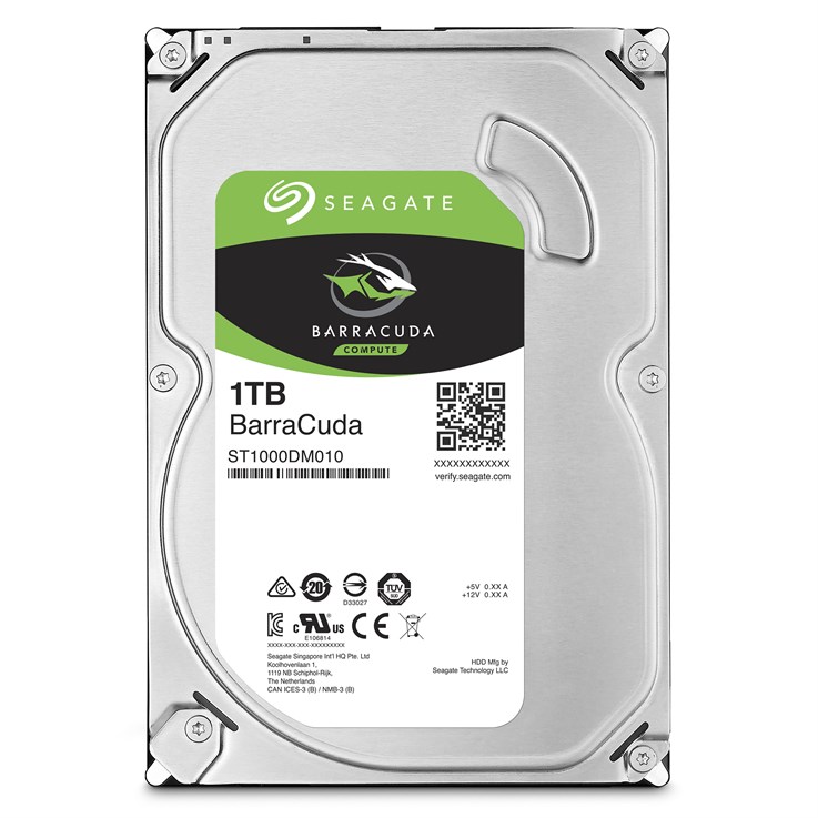 Seagate Barracuda ST1000DM010 internal hard drive 1 TB 7200 RPM 64 MB 3.5" Serial ATA III