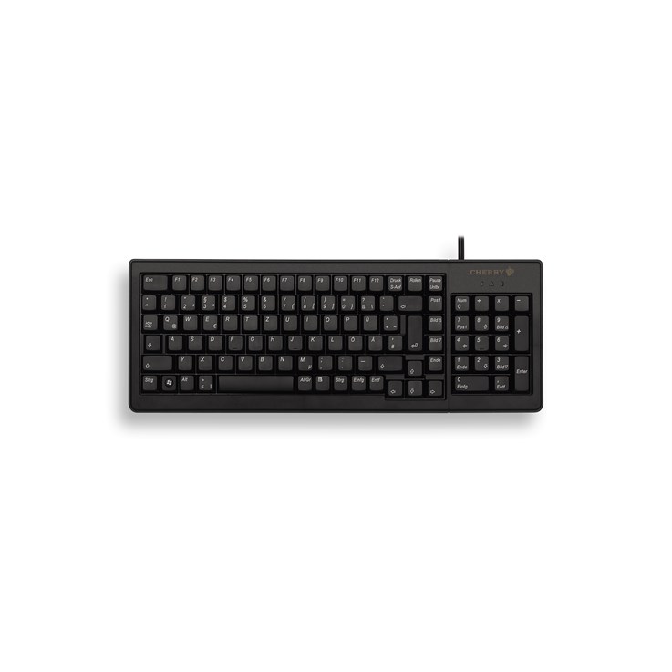 CHERRY XS G84-5200 keyboard Office USB + PS/2 AZERTY French Black