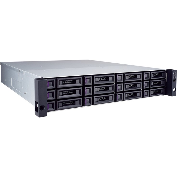 QSAN XCubeDAS XD5312-D disk array Rack (2U) Black