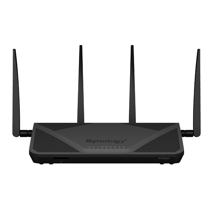 Synology RT2600AC wireless router Gigabit Ethernet Dual-band (2.4 GHz / 5 GHz) Black