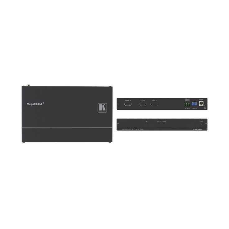 Kramer Electronics VM-2H2 video line amplifier Black