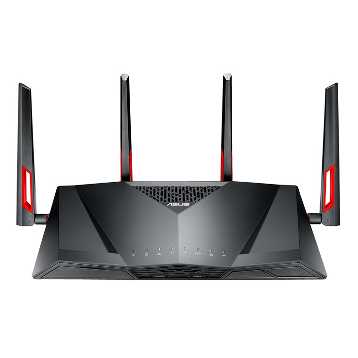 ASUS DSL-AC88U wireless router Gigabit Ethernet Dual-band (2.4 GHz / 5 GHz) Black