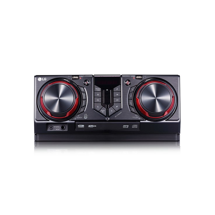 LG CJ45 home audio system Home audio mini system Black, Red