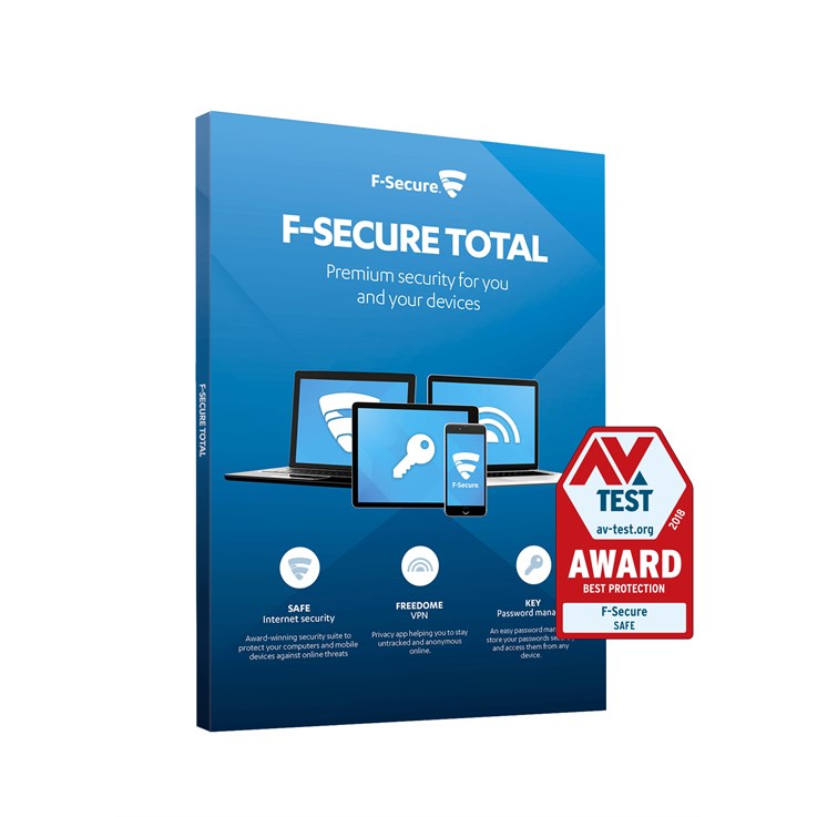 F-SECURE Total Security and Privacy Antivirus security Full Multilingual 2 year(s)